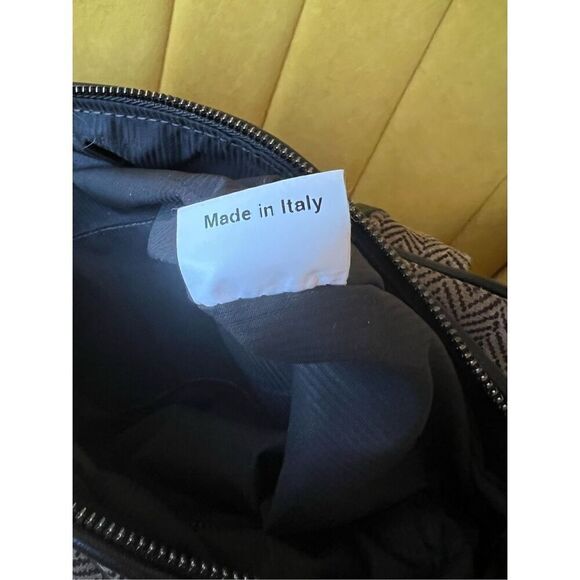 Giorgio Armani vintage fabric with Leather Hand Bag - Picture 8 of 14